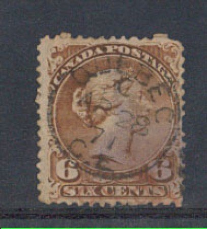 1868/90 - LOTTO/4101 - CANADA - 6c. BRUNO