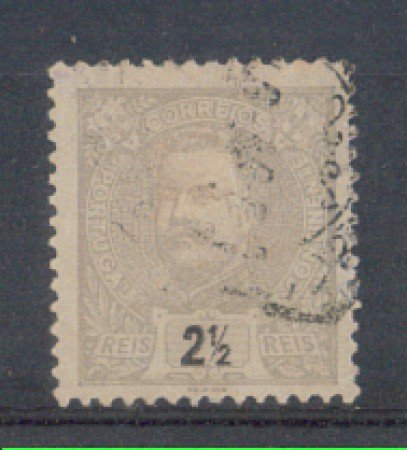 1895 - LOTTO/9652AU - PORTOGALLO - 2,5r. GRIGIO - USATO