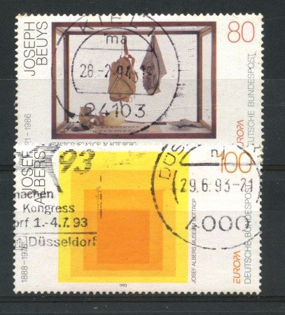 1993 - LOTTO/19054U - GERMANIA - EUROPA ARTE 2v. - USATI