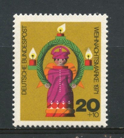 1971 - GERMANIA -  20+10p. NATALE - NUOVO - LOTTO/31053