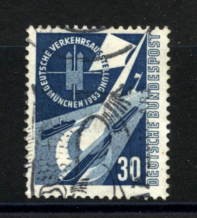 1953 - GERMANIA FEDERALE - LOTTO/39340 - 30p. EXPO TRASPORTI - USATO