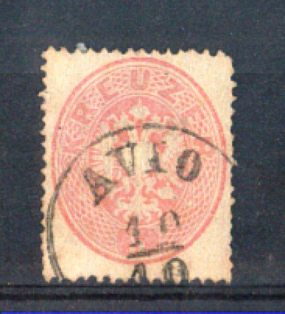1863 - LOTTO/AUS24U - AUSTRIA - 5k. ROSA - USATO