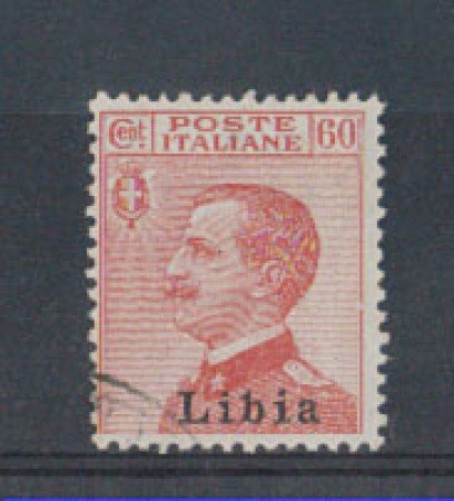 LIBIA - 1918 - LOTTO/3242 - 60c. CARMINIO - USATO