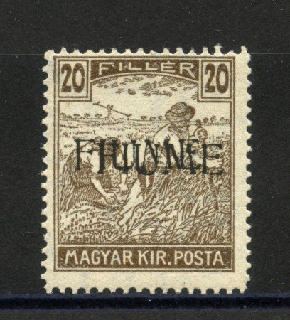 1918 - FIUME - LOTTO/39746 - 20 F. BRUNO - NUOVO - VARIETA'