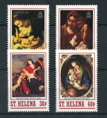 1988 - ST. HELENA - LOTTO/19675 - NATALE  4v. - NUOVI