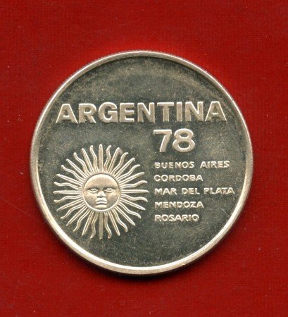 1978 - ARGENTINA - 1000 PESOS ARGENTO MONDIALI DI CALCIO - LOTTO/M31072
