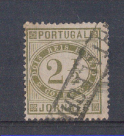 1876 - LOTTO/9642U - PORTOGALLO - 2,5r. PER GIORNALI - USATO