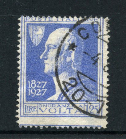 1927 - REGNO - LOTTO/43259 - 1,25 LIRE A.VOLTA - USATO VARIETA'