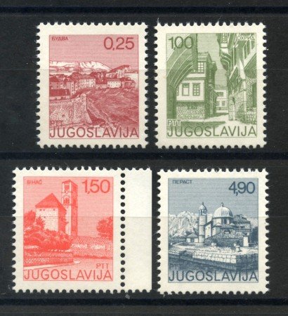 1976 - JUGOSLAVIA - TURISTICA  4v. - NUOVI - LOTTO/35642