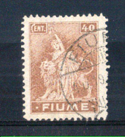 1919 - LOTTO/FIU40U - FIUME - 40c. BRUNO USATO