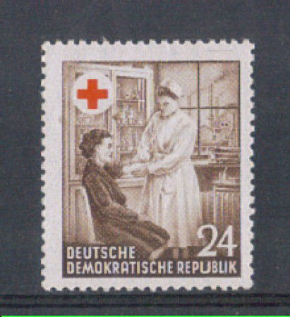 1953 - LOTTO/5157 - GERMANIA ORIENTALE - 24p. CROCE ROSSA