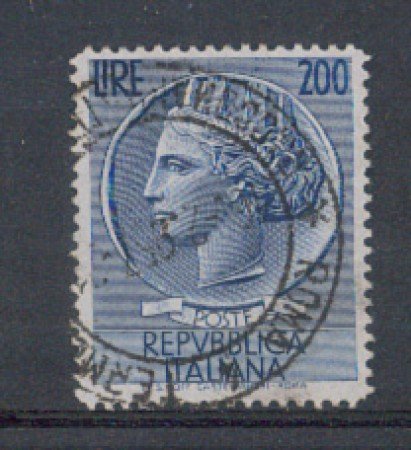 1954 - LOTTO/6246U - REPUBBLICA - 200 L. SIRACUSANA USATO