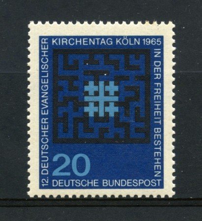 1965 - GERMANIA FEDERALE - 20p. CHIESA EVANGELICA - NUOVO - LOTTO/30898