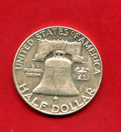 1963 - STATI UNITI - LOTTO/M47554 - 1/2 DOLLARO ARGENTO B. FRANKLIN