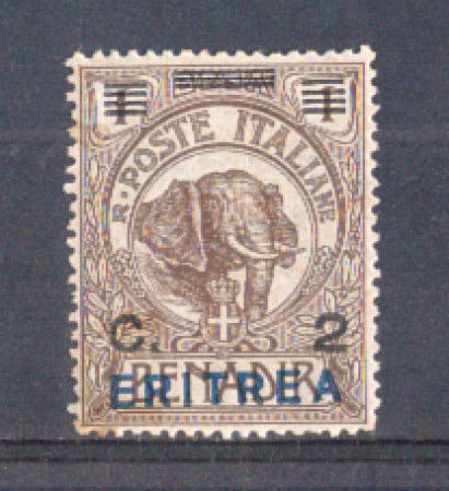 1924 - LOTTO/ERIT80L - ERITREA - 2c. SU 1b. - LING.