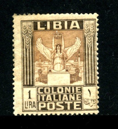1921 - LIBIA - LOTTO/24978 - 1 LIRA SERIE PITTORICA - LINGUELLATO