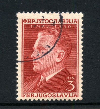 1950 - JUGOSLAVIA - LOTTO/42469 - 3d. EFFIGIE DI TITO - USATO