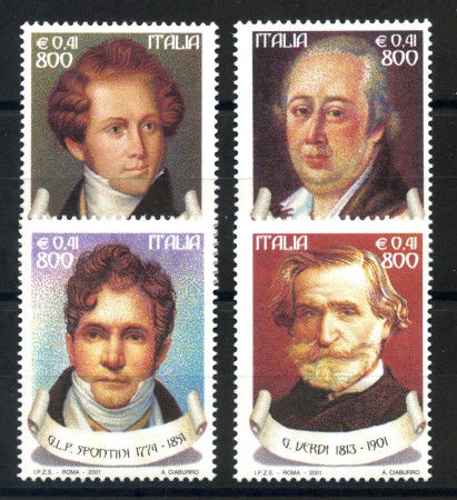2001 - REPUBBLICA - MELODRAMMA E TEATRO LIRICO 4v. - NUOVI - LOTTO - 25650A