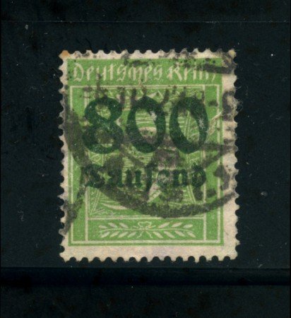 1923 - LOTTO/17880 - GERMANIA REICH - 800t. su 5p. VERDE - USATO