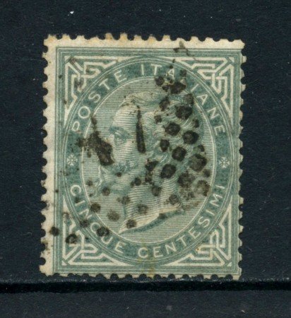 1863 - REGNO - 5 cent. RE VITTORIO EMANUELE II° - USATO - LOTTO/26393