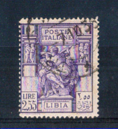 LIBIA - 1931 - LOTTO/LIBIT74U - LIBIA - 2,55 VIOLETTO SIBILLA - USATO
