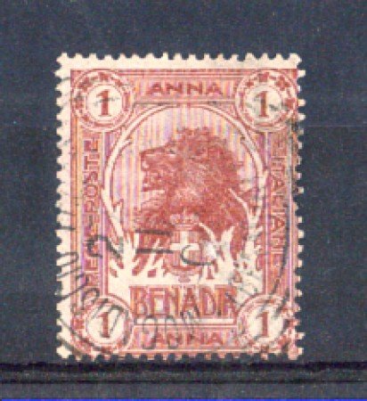 SOMALIA - 1903 - 1 Anna Rosso Bruno Usato - Lotto/Somalit 3U