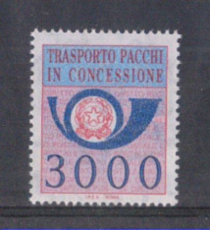 1984 - LOTTO/6820 - REPUBBLICA - 3000 L. PACCO CONCESSIONE - NUOVO