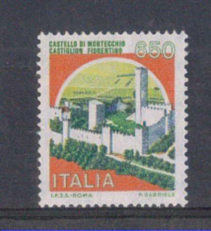 1986 - LOTTO/6848 - REPUBBLICA - CASTELLO DI MONTECCHIO - NUOVO