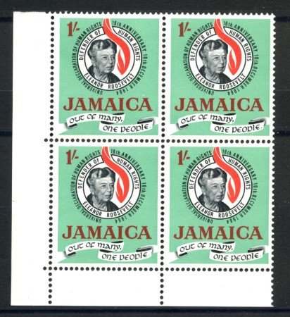 1964 - JAMAICA - LOTTO/38753 - DIRITTI DELL'UOMO 1v. - NUOVO