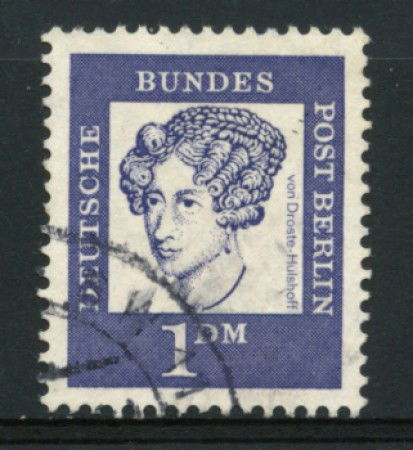 1961/62 - LOTTO/11971 - BERLINO - 1Dm. DROSTE-HULSH - USATO