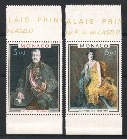 1981 - LOTTO/13348 - MONACO - RITRATTI DI PRINCIPI 2v. - NUOVI