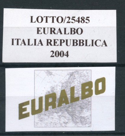 2004 - EURALBO - FOGLI DI AGGIORNAMENTO ITALIA REPUBBLICA - LOTTO/25485