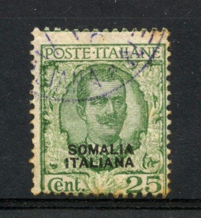1926/30 - SOMALIA - 25c. FLOREALE - USATO - LOTTO/11898
