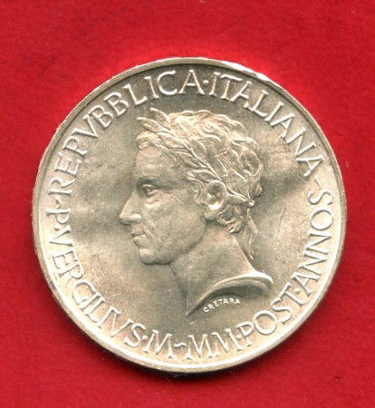 1981 - REPUBBLICA - LOTTO/M47543 - 500 LIRE ARGENTO  P.VIRGILIO