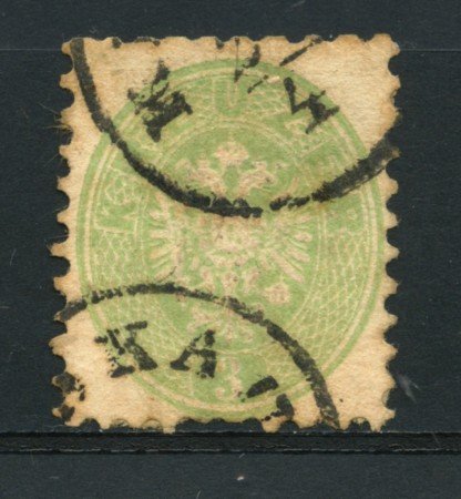 1863/64 - LOTTO/14125 - AUSTRIA - 3 Kr. VERDE - USATO