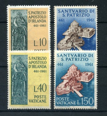 1961 - LOTTO/5878 - VATICANO - SAN PATRIZIO 4v. - NUOVI