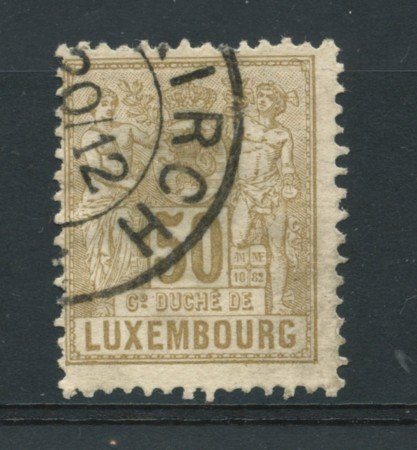 1882 - LOTTO/15017 - LUSSEMBURGO - 50c. BISTRO - USATO