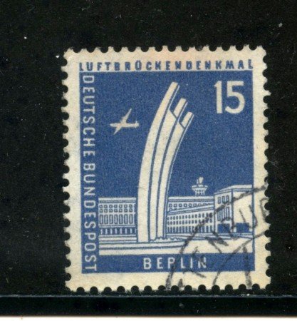 1956/63 - BERLINO - 15p. PONTE AEREO - USATO - LOTTO/29225