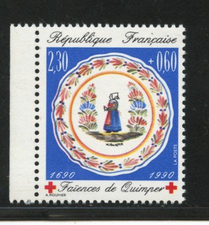 1990 - LOTTO/13929 - FRANCIA - PRO CROCE ROSSA - NUOVO