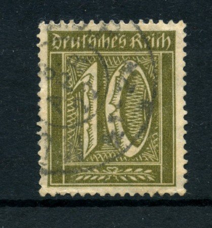 1921 - LOTTO/17744 - GERMANIA REICH - 10p. OLIVA - USATO