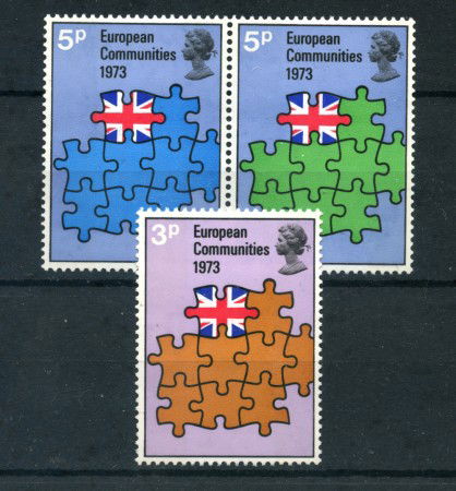 1973 - LOTTO/24032 - GRAN BRETAGNA - INGRESSO IN EUROPA 4v. - NUOVI
