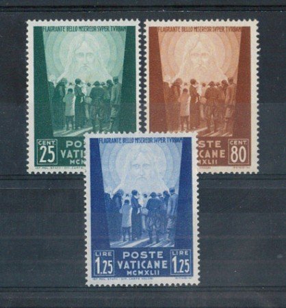 1942 - LOTTO/VAT79CPN - VATICANO - PRIGIONIERI I° SERIE NUOVI