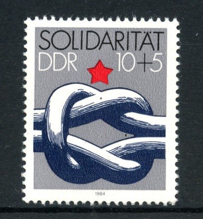 1984 - GERMANIA DDR - SOLIDARIETA'  - NUOVO - LOTTO/36631