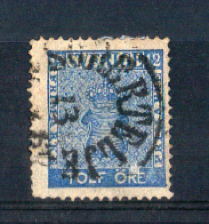 1858 - LOTTO/SVE8U1 - SVEZIA - 12 ORE AZZURRO - USATO