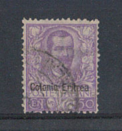1903 - LOTTO/ERIT27UB - ERITREA - 50c. LILLA - USATO