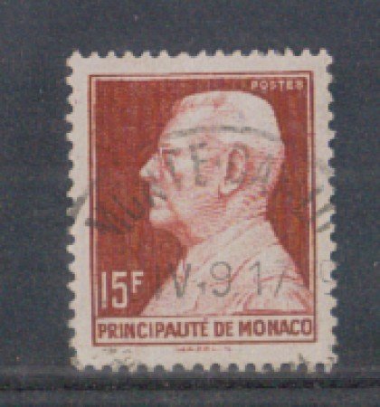 1948 - LOTTO/8592IU - MONACO - 15 Fr. BRUNO - USATO