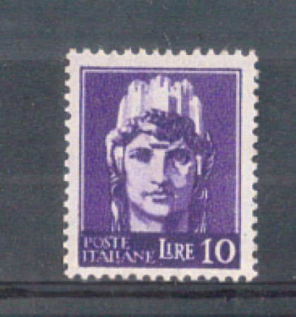 1945 - LOTTO/LUO535N - LUOGOTENENZA - 10 LIRE VIOLETTO - NUOVO