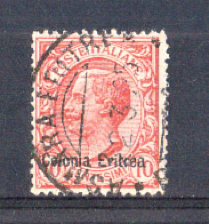 1908 - LOTTO/ERIT32U - ERITREA - 10c. ROSA - USATO