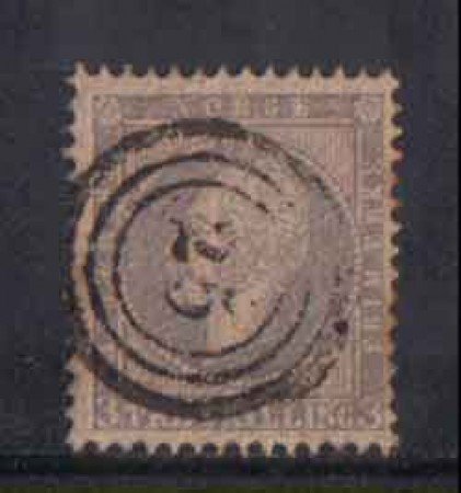 1856 - LOTTO/3465 - NORVEGIA - 3 Sk. GRIGIO - USATO