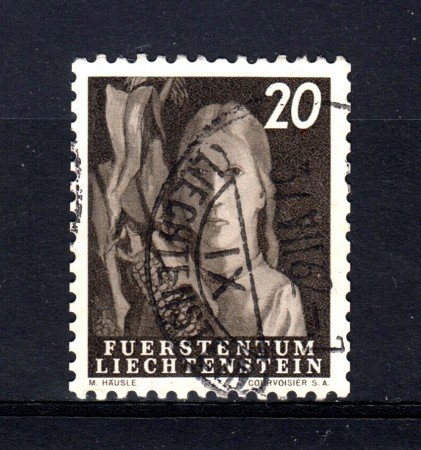 1951 - LIECHTENSTEIN - 10r. LAVORI AGRICOLI - USATO - LOTTO/32113